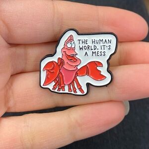 The Human World, It's a Mess! Sebastian Enamel Pin - Disney's The Little Mermaid